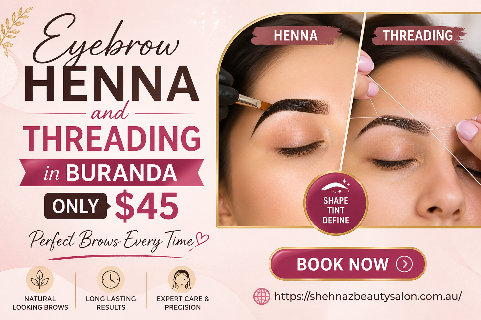 Eyebrow Henna and Threading in Buranda