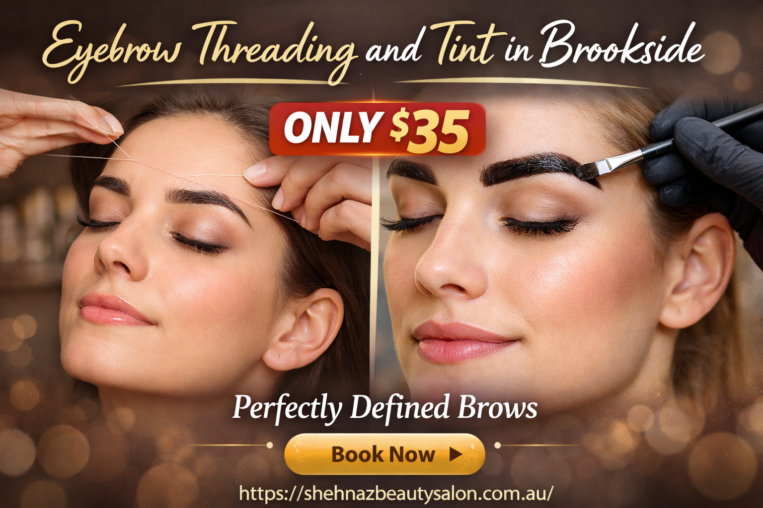 Eyebrow Threading and Tint in Brookside