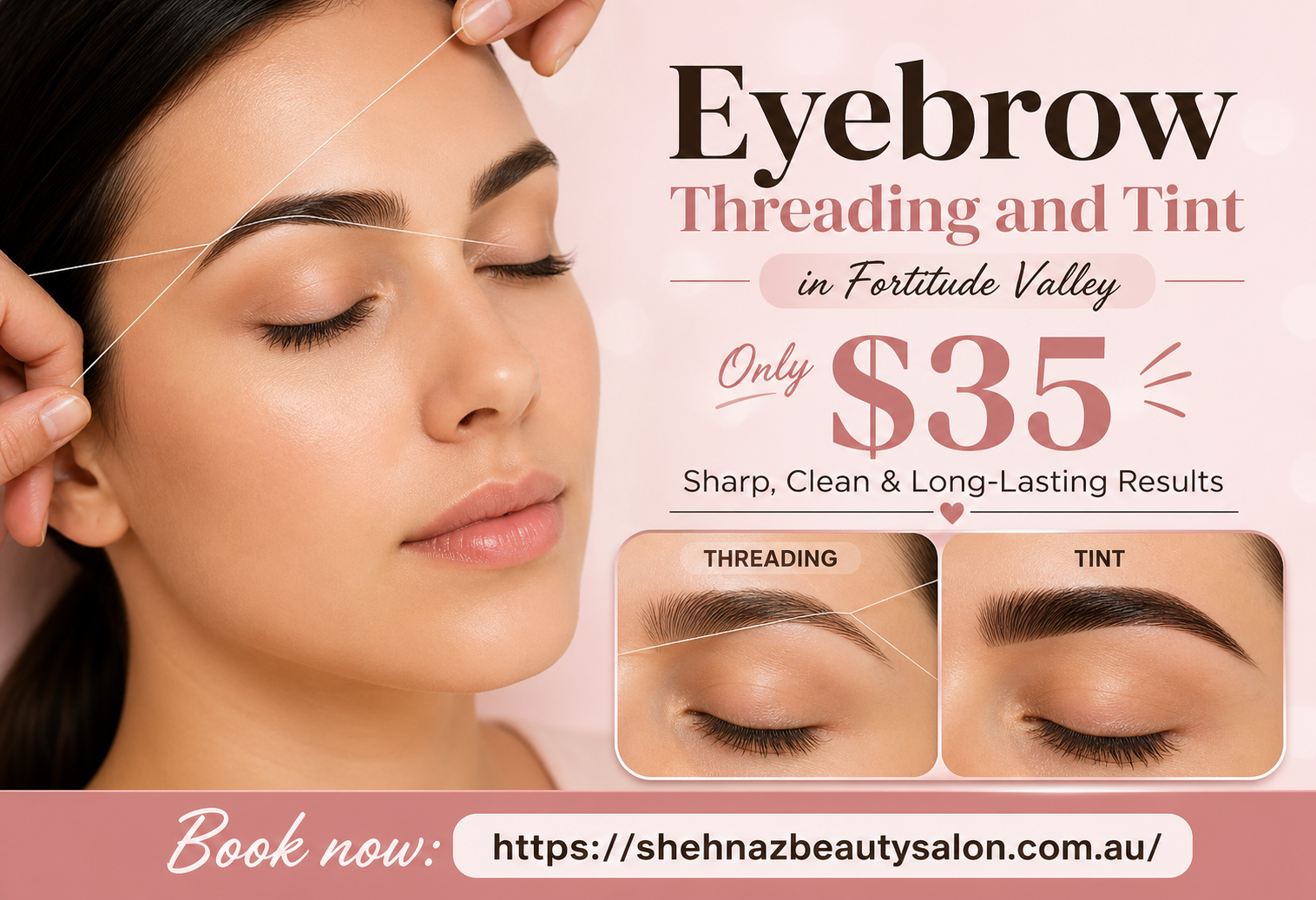 Eyebrow Threading and Tint in Fortitude Valley