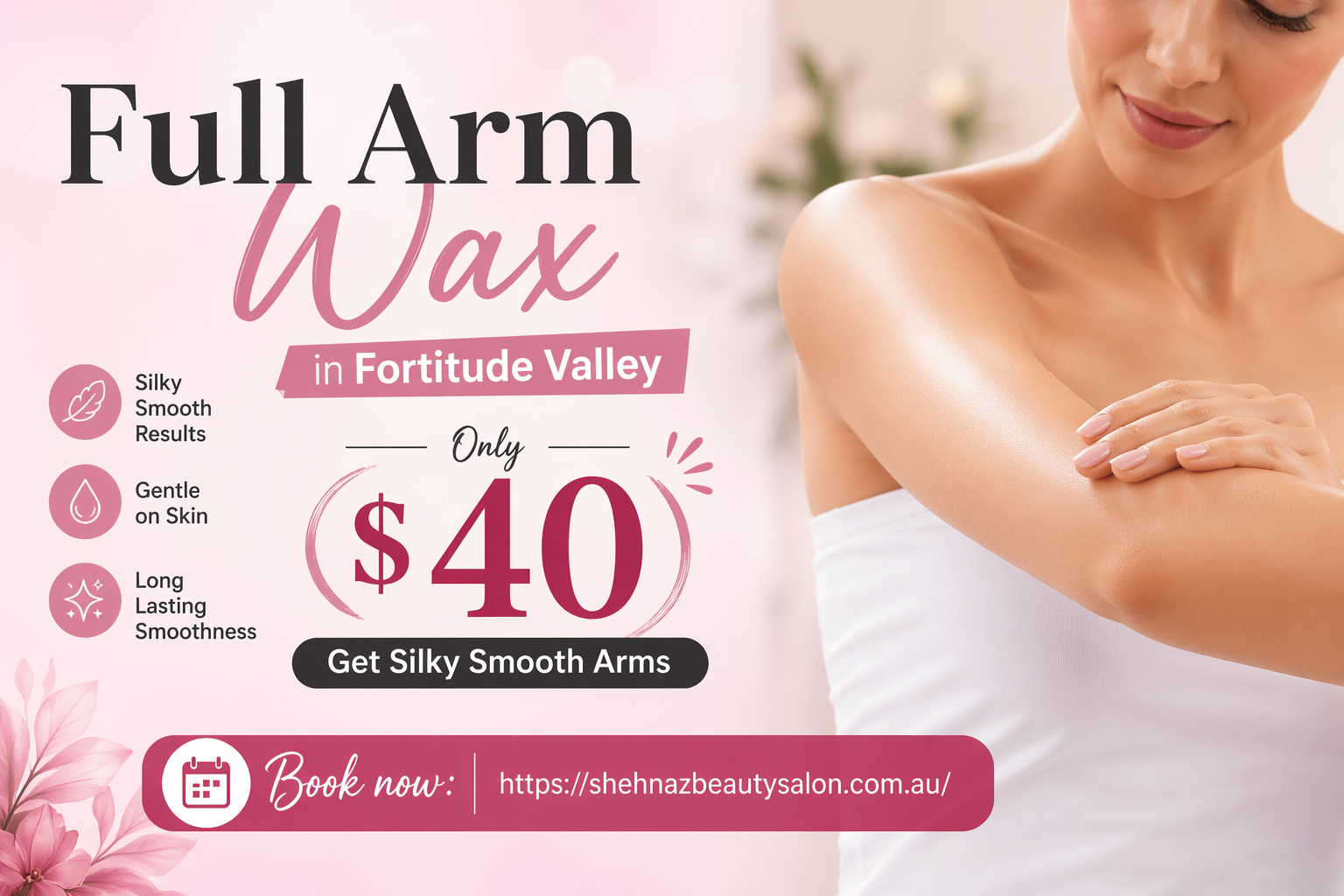 Full Arm Wax in Fortitude Valley