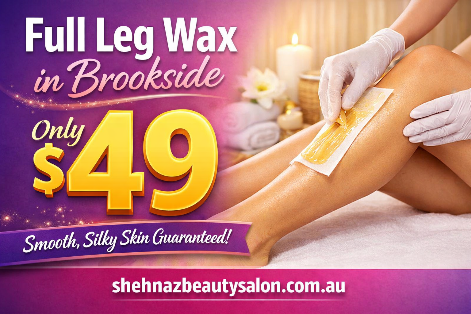 Full Leg Wax in Brookside