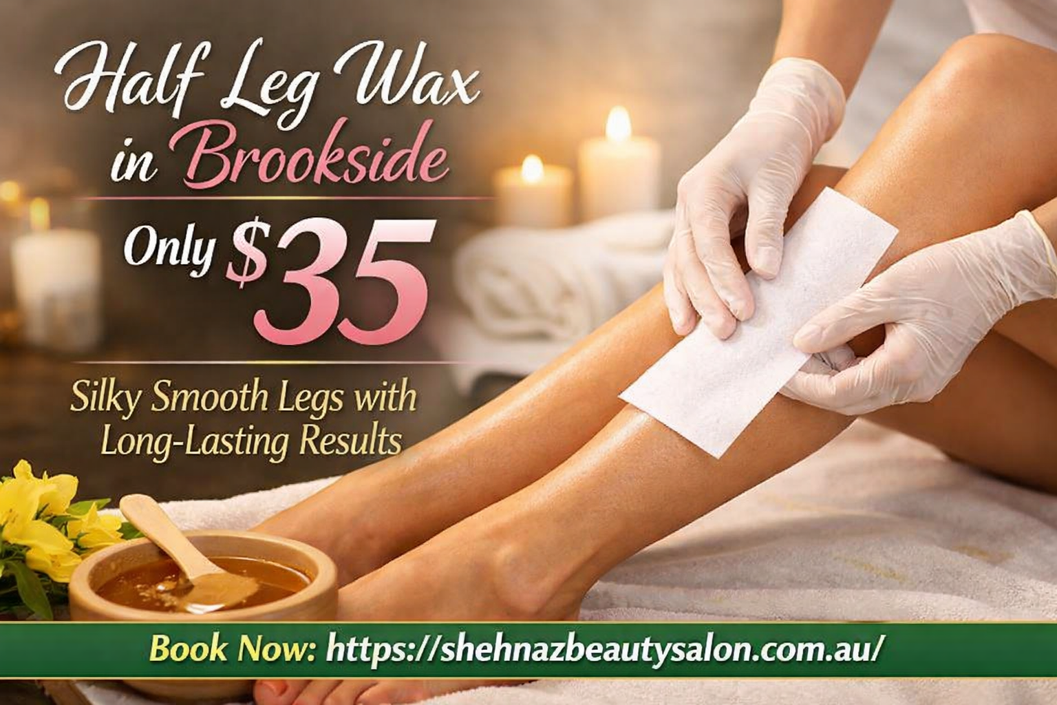 Half Leg Wax in Brookside