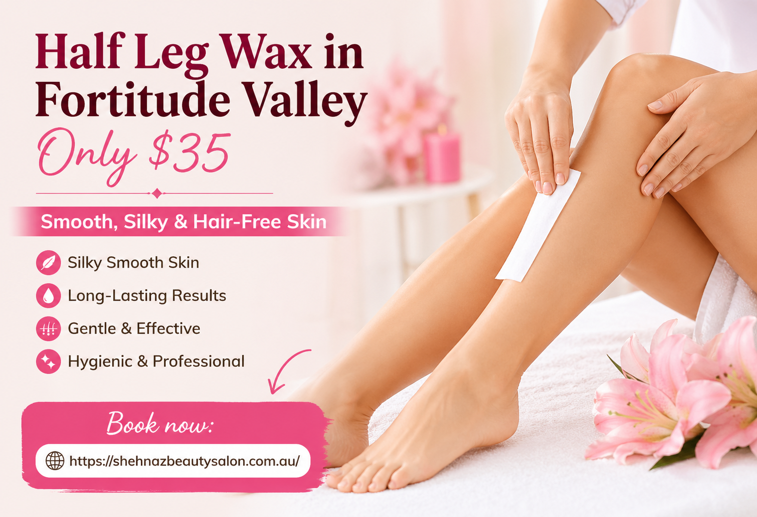 Half Leg Wax in Fortitude Valley