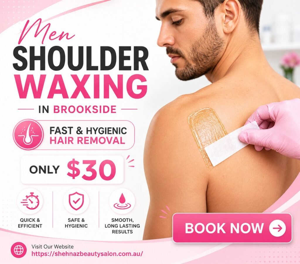 Men Shoulder Waxing in Brookside
