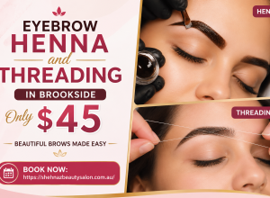 Eyebrow Henna and Threading in Brookside