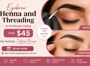 Eyebrow Henna and Threading in Fortitude Valley