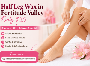 Half Leg Wax in Fortitude Valley